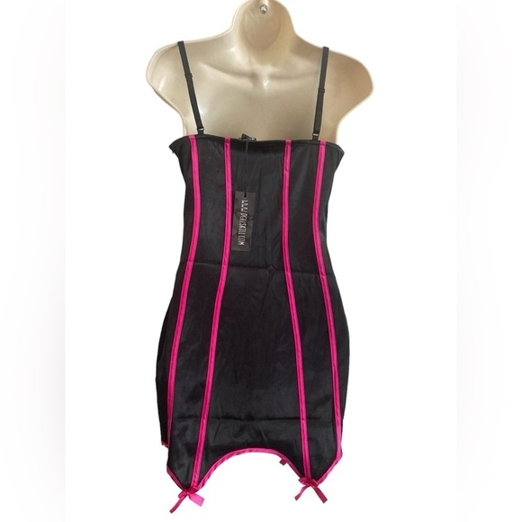 Current Mood Heartbreak Hotel Corset Mini Dress Medium - Picture 2 of 6